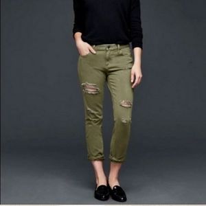Olive Straight Leg Jeans